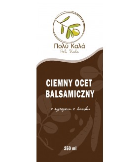 CIEMNY OCET BALSAMICZNY z syropem z karobu