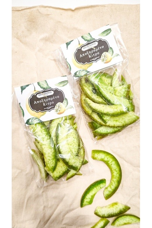 Suszony cytron, kandyzowana skórka cytronu z...