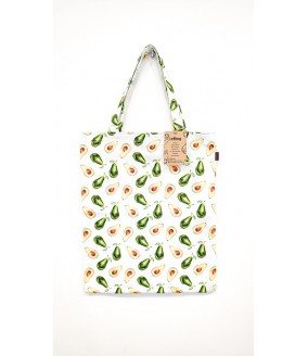 torba polikala awokado avocado ręcznie robiona bawełna drelich z krety polski produkt