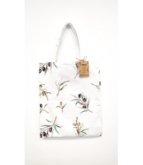 torba polikala oliwki zielone ręcznie robiona bawełna drelich z krety polski produkt