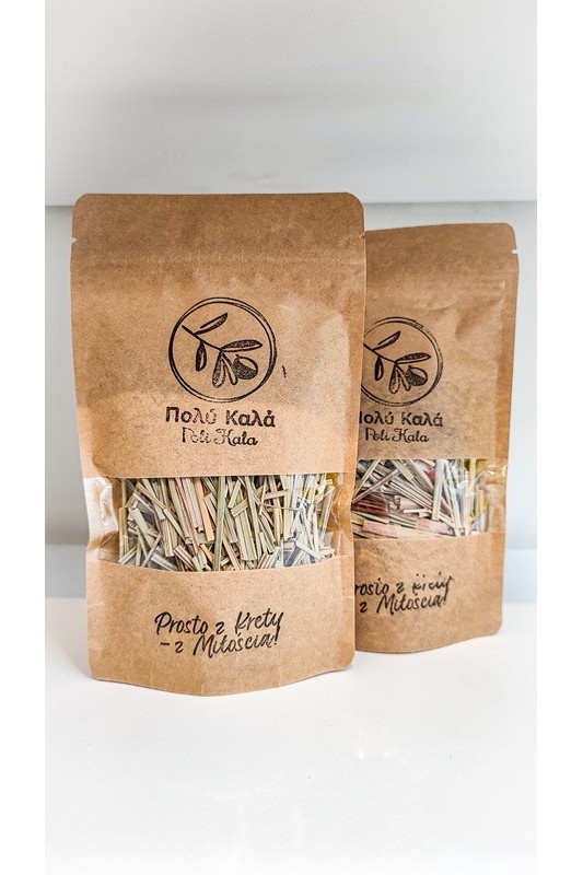 trawa cytrynowa bio,  zioła i przyprawy z grecji z krety polikala 2