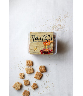 sezamki z żurawiną pasteli polikala z krety z grecji ręcznie robione słodycze ciasteczka ciastka poli kala oliwa z krety 1