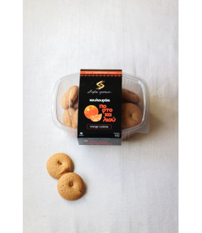 Ciastka z pomarańczą, ręcznie robione, naturalne Koulourakia z Krety