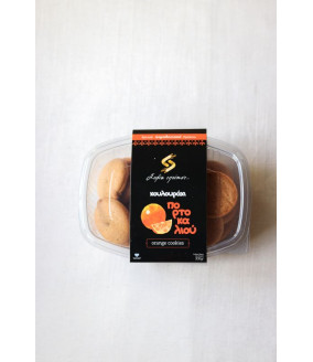 Ciastka z pomarańczą, ręcznie robione, naturalne Koulourakia z Krety