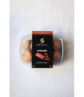 Ciastka z cynamonem, ręcznie robione, naturalne Koulourakia z Krety