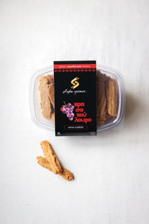 Ciastka z winem, ręcznie robione, naturalne Koulourakia z...