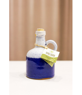 oliwa polikala niefiltrowana ceramika z krety z grecji od rolnika oliwa z oliwek poli kala kobalt z bielą