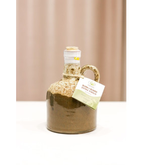 oliwa polikala niefiltrowana ceramika z krety z grecji od rolnika oliwa z oliwek poli kala kawowy z bielą