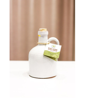 oliwa polikala niefiltrowana ceramika z krety z grecji od rolnika oliwa z oliwek poli kala biała biały