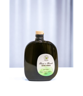 oliwa polikala niefiltrowana szklana butelka szkło z krety z grecji od rolnika oliwa z oliwek poli kala 1