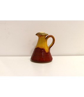 Dzbanek stożek mały "Czerwono-żółty". Ręcznie robiona ceramika z Krety, 163