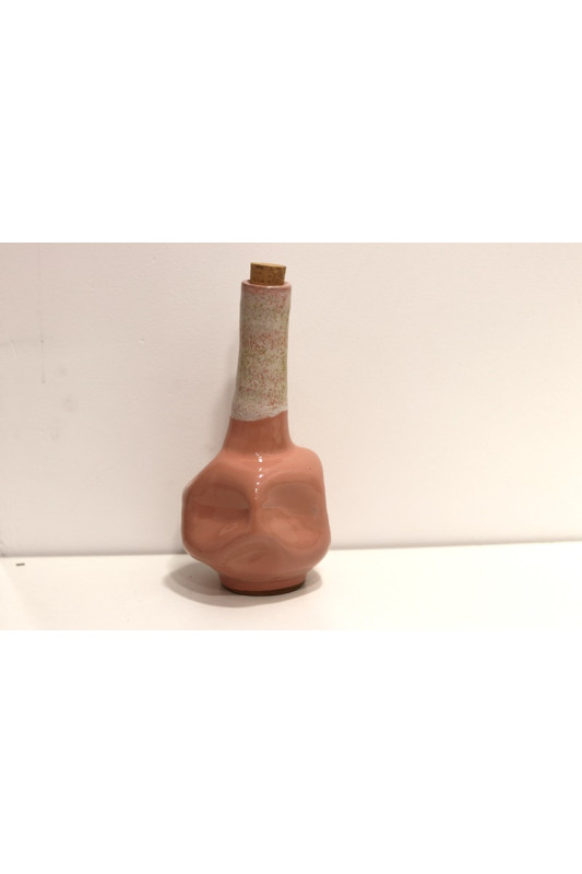 Dzbanek karafka "Różowy z beżowym". Ręcznie...