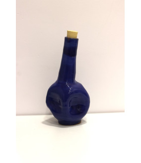 Dzbanek karafka "Kobalt". Ręcznie robiona ceramika z Krety, 3