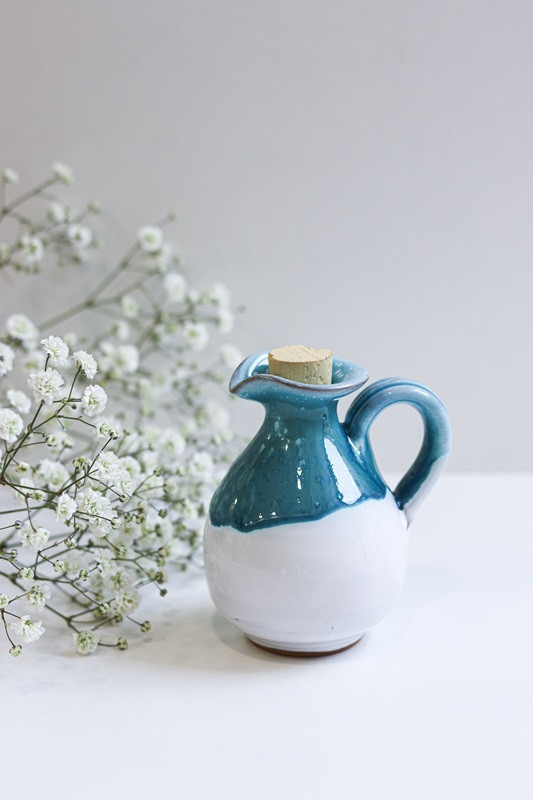 Dzbanek na oliwę najmniejszy "Biały z...