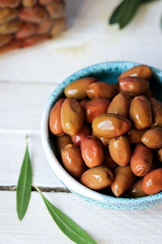 polikala oliwki kalamata w occie z czerwonego wina zielone pakowane próżniowo