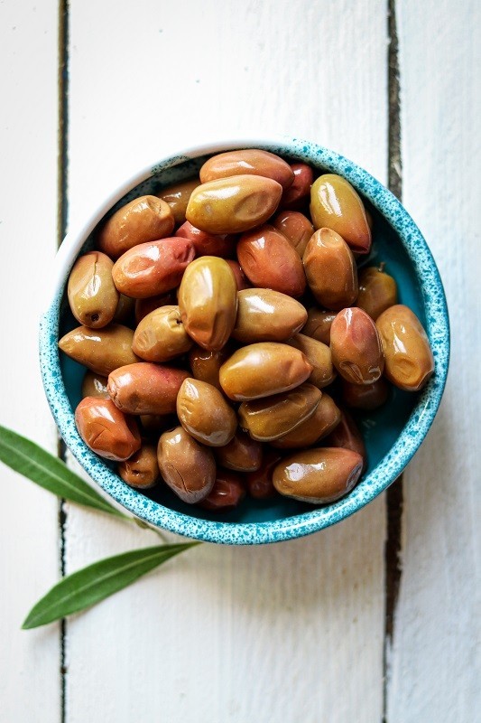 polikala oliwki kalamata w occie z czerwonego wina zielone pakowane próżniowo