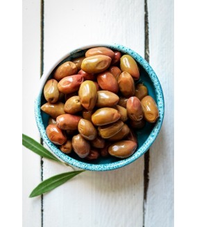 polikala oliwki kalamata w occie z czerwonego wina zielone pakowane próżniowo