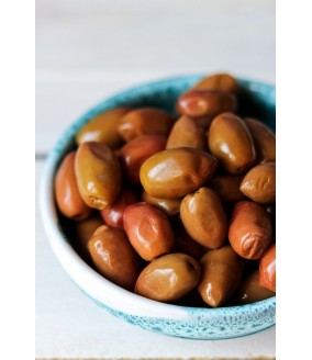 polikala oliwki kalamata w occie z czerwonego wina zielone pakowane próżniowo