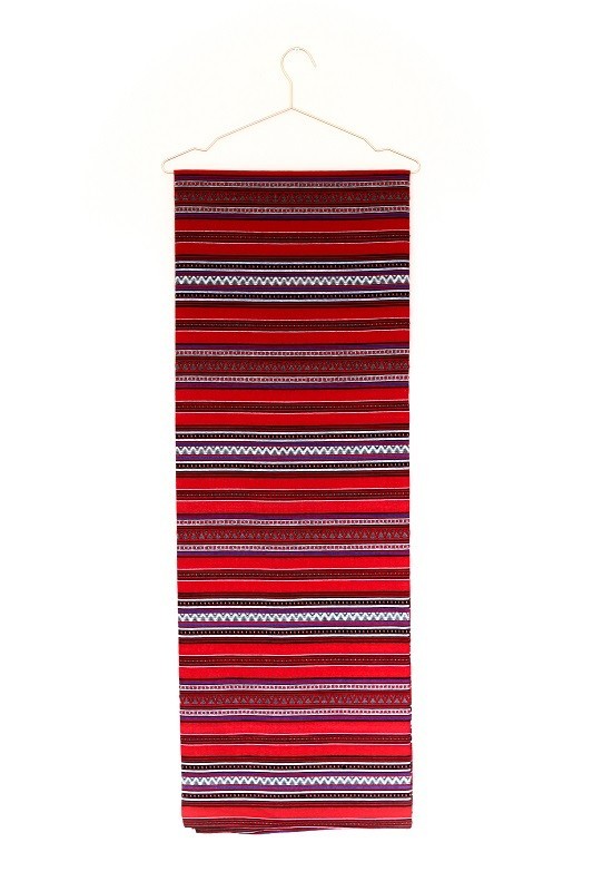 Tkany obrus z Krety polikala, ręcznie robiony obrus, ręcznie tkany tradycyjny obrus z Krety, z Grecji