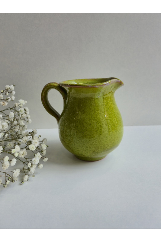 Dzbanek mlecznik "Oliwkowy". Ręcznie robiona...