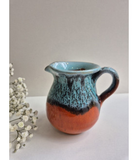 Dzbanek mlecznik "Czerwono - niebieski". Ręcznie robiona ceramika z Krety, 101