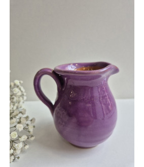 Dzbanek mlecznik "Fioletowy". Ręcznie robiona ceramika z Krety, 102