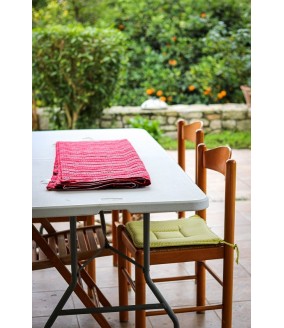 Tkany obrus z Krety polikala, ręcznie robiony obrus, ręcznie tkany tradycyjny obrus z Krety, z Grecji