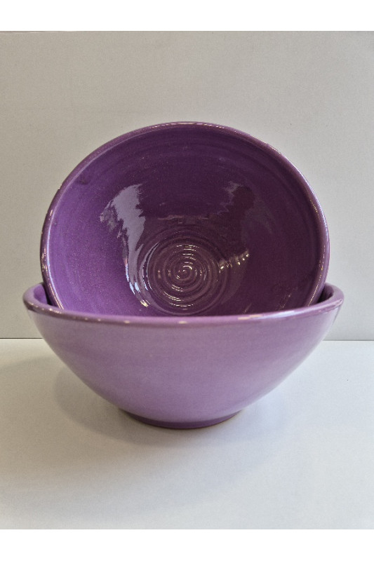 Miska duża prosta "Fioletowa''. Ręcznie robiona...