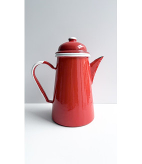 Kafejnik emaliowany poj. 1,3 l czerwony