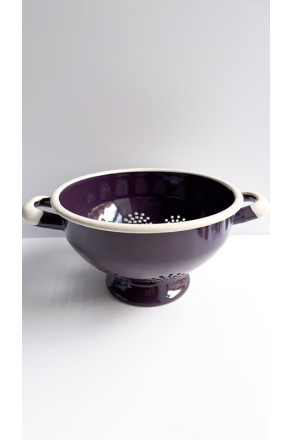 Durszlak na nóżce bakłażan