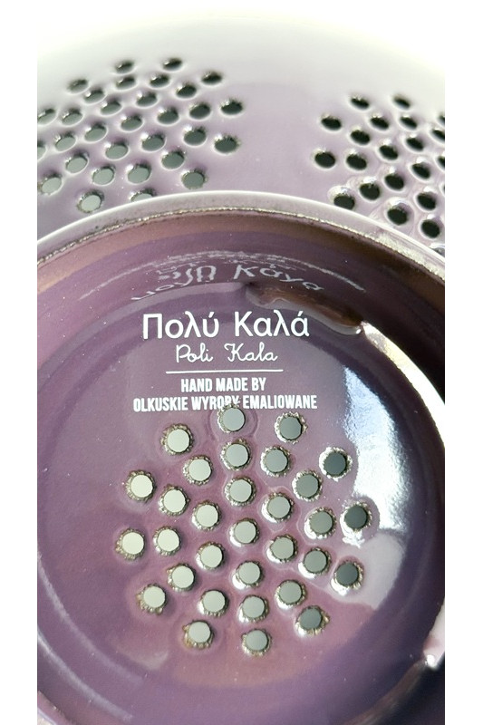 Durszlak na nóżce bakłażan