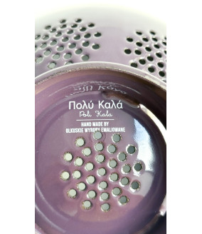 Durszlak na nóżce bakłażan