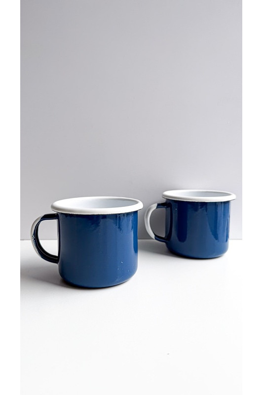 Emaliowany kubek prosty większy poj. 0,3 l...