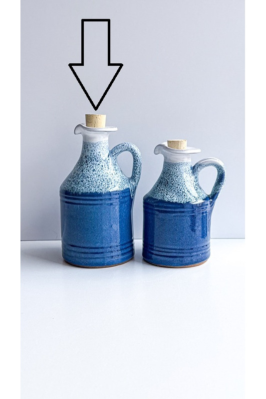 Dzbanek Prosty większy "Czerwono-Niebieski"....