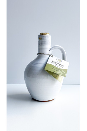Niefiltrowana Oliwa Extra Virgin Poli Kala w ceramicznej butelce - BIAŁY, zbiór 2025, LIMITOWANA, 500 ml