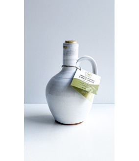 Niefiltrowana Oliwa Extra Virgin Poli Kala w ceramicznej butelce - BIAŁY, zbiór 2025, LIMITOWANA, 500 ml