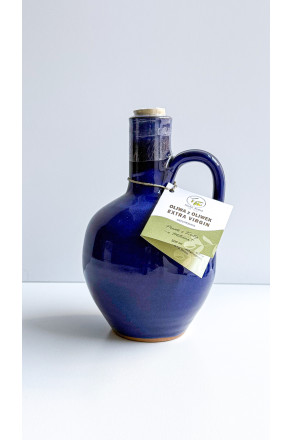 Niefiltrowana Oliwa Extra Virgin Poli Kala w ceramicznej butelce - BIAŁY, zbiór 2025, LIMITOWANA, 500 ml