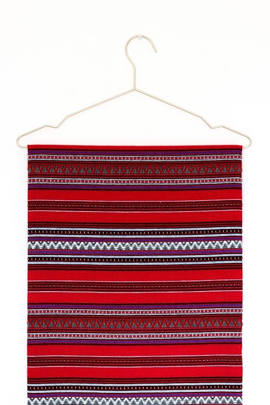 Tkany obrus z Krety polikala, ręcznie robiony obrus, ręcznie tkany tradycyjny obrus z Krety, z Grecji