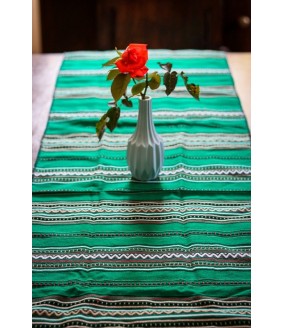 Tkany obrus z Krety polikala, ręcznie robiony obrus, ręcznie tkany tradycyjny obrus z Krety, z Grecji bieżnik