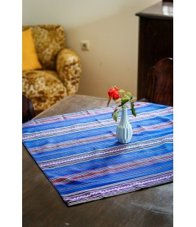 Tkany obrus z Krety polikala, ręcznie robiony obrus, ręcznie tkany tradycyjny obrus z Krety, z Grecji bieżnik