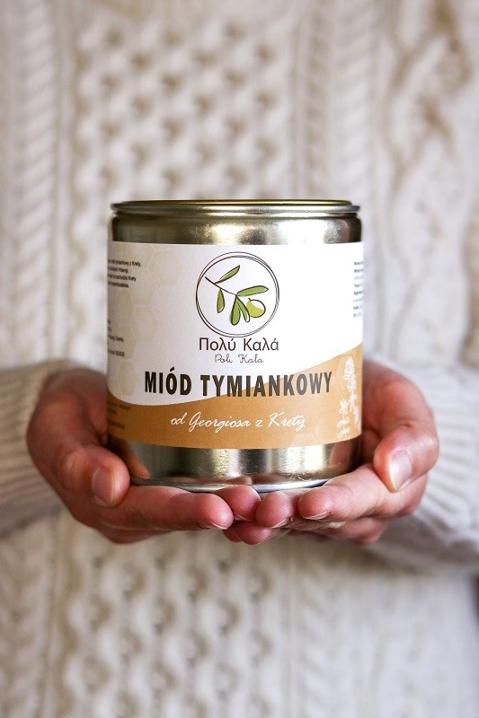 miód tymiankowy z Krety, miód z Grecji, grecki miód, miody z Krety, miód tymiankowy, zdrowy miód, dobry miód, naturalny miód