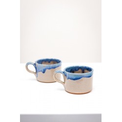 polikala.com ceramika z Krety, Laventzakis ceramics, kolor: biel, kobalt