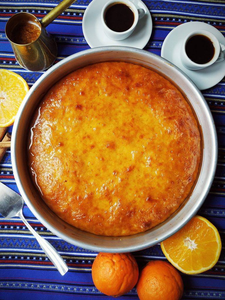 polikala portokalopita ciasto pomarańczowe z Krety