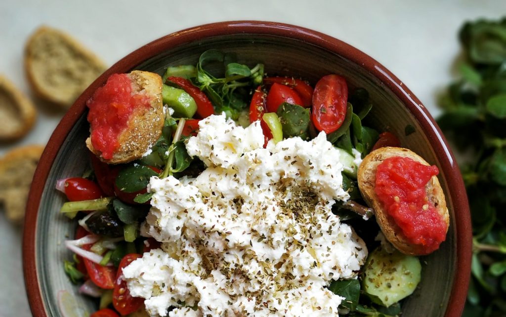 polikala sałatka kreteńska sałatka grecka kritiki salata sałatka z krety