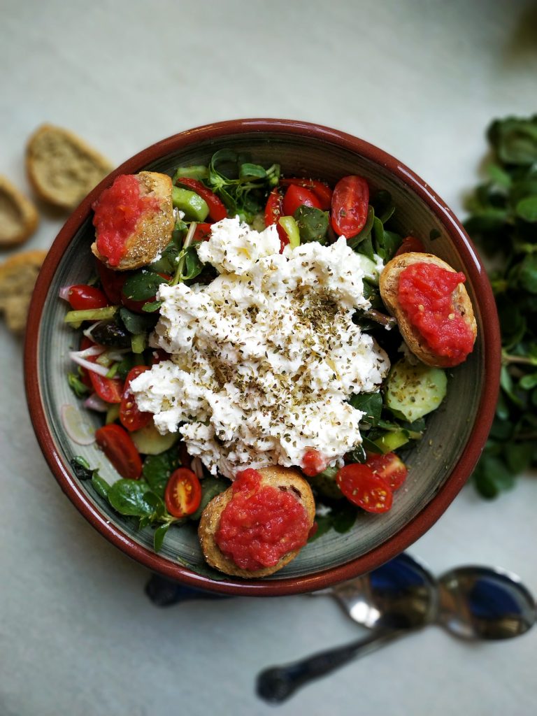 polikala sałatka kreteńska sałatka grecka kritiki salata sałatka z krety
